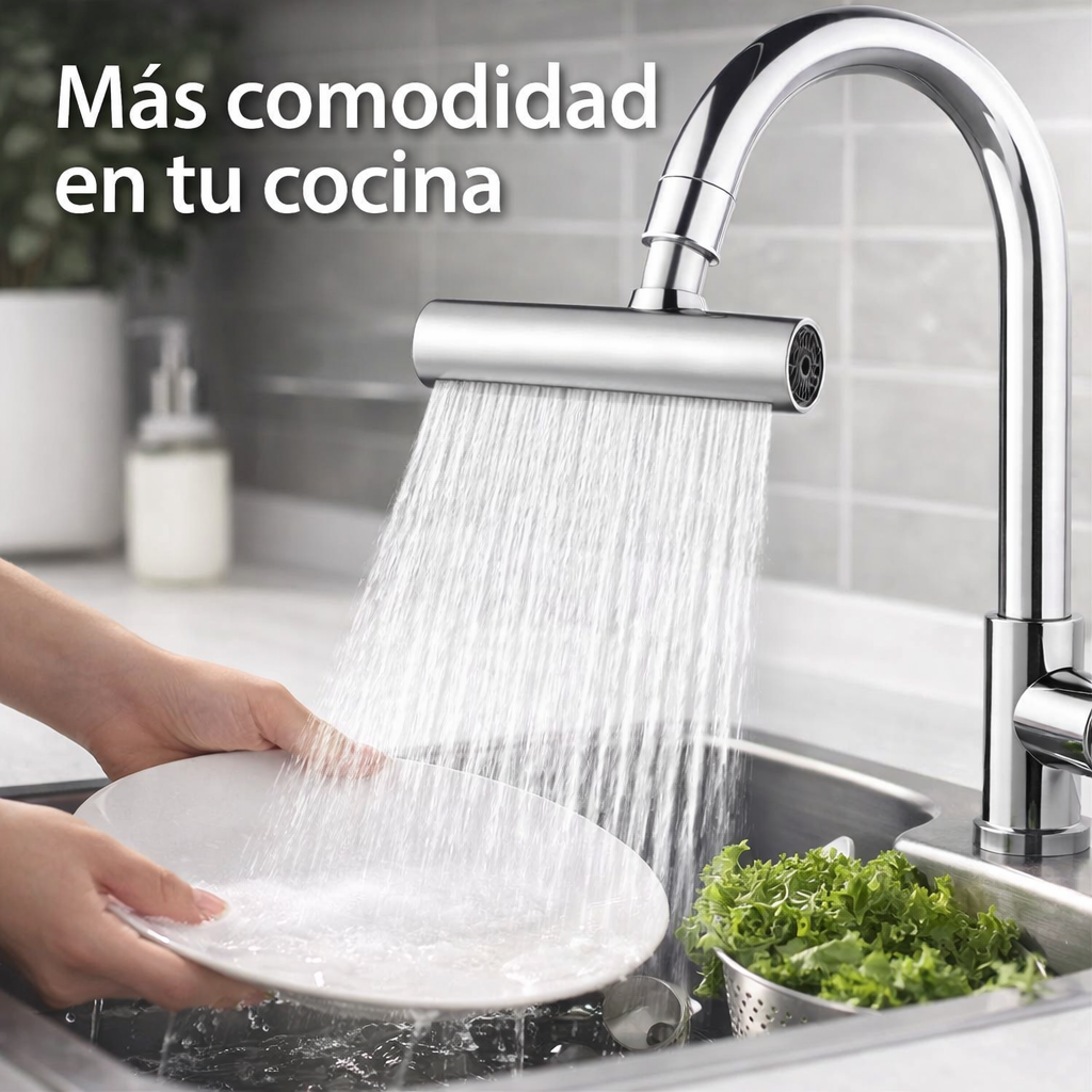 AquaFlex™ - Adaptador para grifos 4 en 1