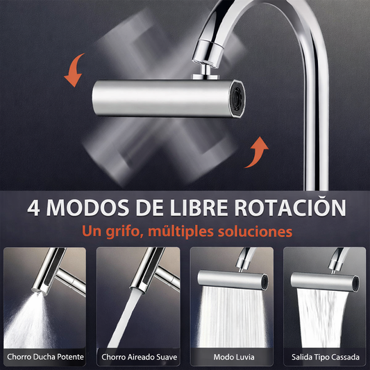 AquaFlex™ - Adaptador para grifos 4 en 1
