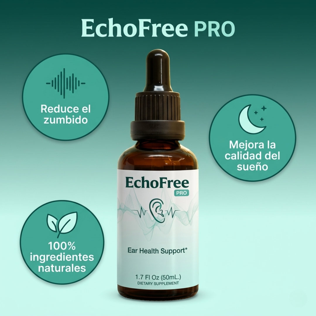 ECHOFREE™ ACEITE PARA ZUMBIDO DE OÍDOS